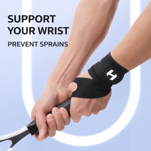 Wrist Brace and Patella Knee Strap Bundle, Wrist Support Wrap & Adjustable Patellar Tendon Knee Strap for Knee Pain Relief, Wrist Compression Support for Gym, Running, Basketball, Tennis,