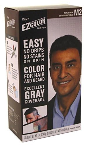 Bigen Ez Color For Men M2 Real Black Kit (Pack of 3) 0.94 Ounce (Pack of 3)