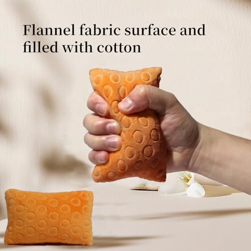 Stroke Patients for Hand Contracture Cushions Relief- Adjustable Palm Protector with Anti-Slip Grip Comfort Pillow Design, Reusable Hand Brace for Arthritis,Spasticity Post-Surgery Recovery for Men Women(Orange) Orange