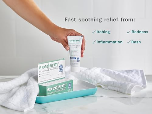Exederm Flare Control Hydrocortisone Cream for Eczema & Dermatitis 2oz White Pack of 1