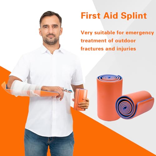 First Aid Splint 36" X 4.3",Emergency Splint Kit for Arm Leg Broken Bones Fracture,Ideal for Sports, Home, First Aid Refill and Pets (3 pack combo)