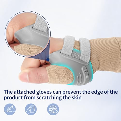 FORTEMOTUS CMC Thumb Brace - Joint Thumb Arthritis Brace for Tendonitis, Osteoarthritis, Instability, Adjustable Thumb Arthritis Pain Relief and Support for Men Women, Gray, Right Hand, Small