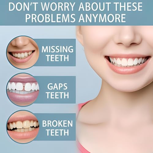 2 Pairs of Smile Adjustable Supports Unisex for Temporary Use to Quickly Restore Self-Confident Smiles