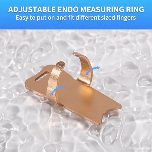 Endo Measuring Ring, Aluminium Endodontic File Ruler Dental Root Canal Measurement Instrument Green
