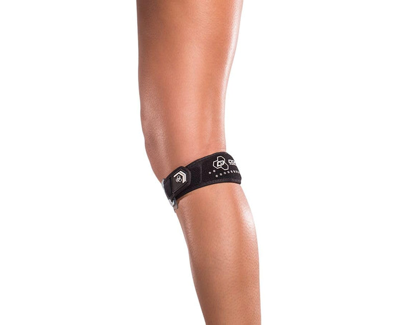 DonJoy Performance Webtech Patella Knee Strap – Patellar Tendonitis Band, Jumper’s Knee Strap, Adjustable Support for Running, Basketball, Volleyball, Squats, Weightlifting Small/Medium Black - BeesActive Australia