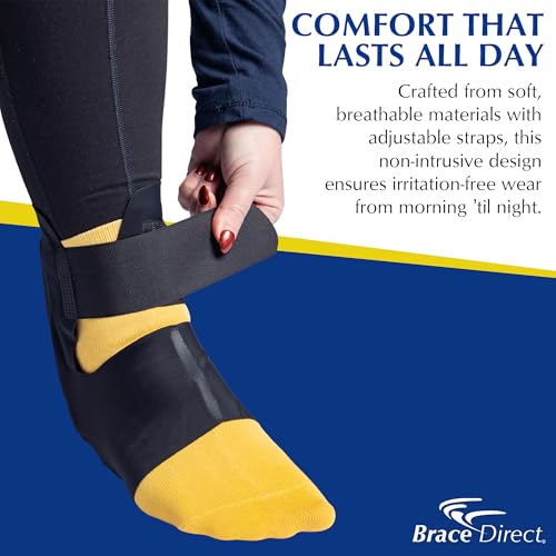 Brace Direct Plantar Fasciitis Foot Strap, Pneumatic Air Cell Heel Support S