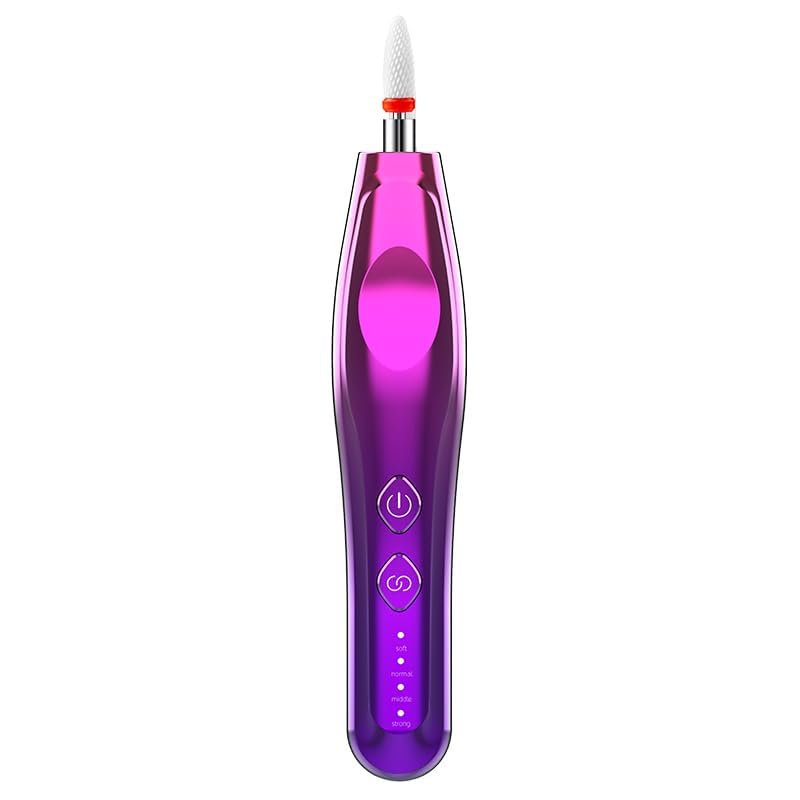 Electric Nail Drill, Electric Nail File Cordless, Electric Nail File Set, 4 Speeds Adjustable Hand Foot Care Manicure Pedicure Drill Tool,Gel Nail File Drill kit for Acrylic Gel Dip Powder Nails