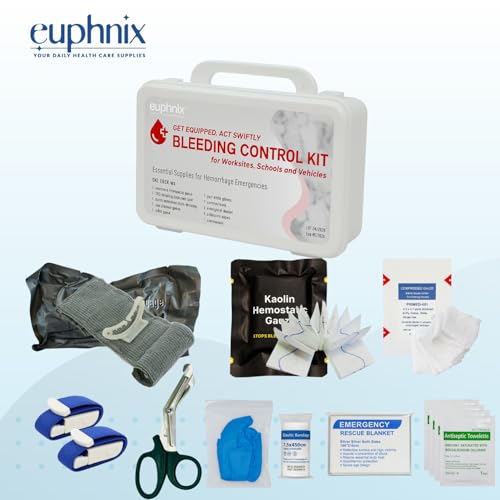 Mountable Bleeding Control Kit, OSHA-Compliant, 12 Pcs