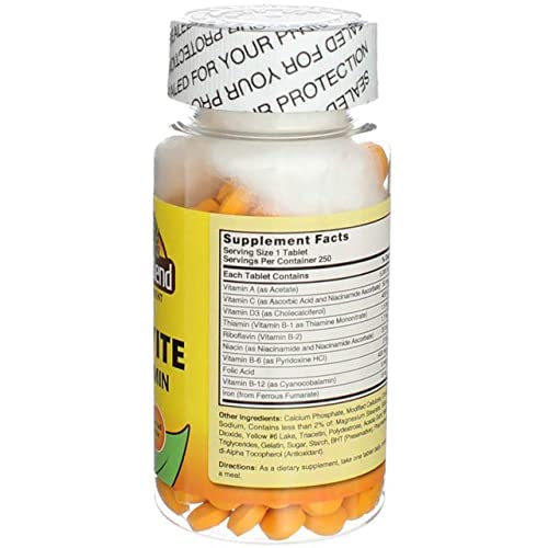 Nature's Blend Daily Vite Multivitamin 250 Tabs 250 Count (Pack of 1)