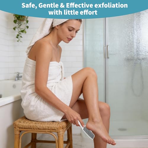 Fu Store Hard Skin Remover Foot File Foot Callus Remover Foot Scrubber White