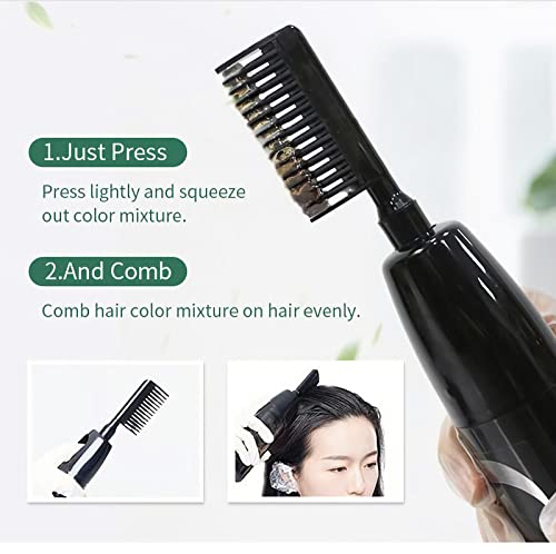 Medium Brown Hair Dye Shampoo Permanent YIZHONG Hair Color (COFFEE) COFFEE