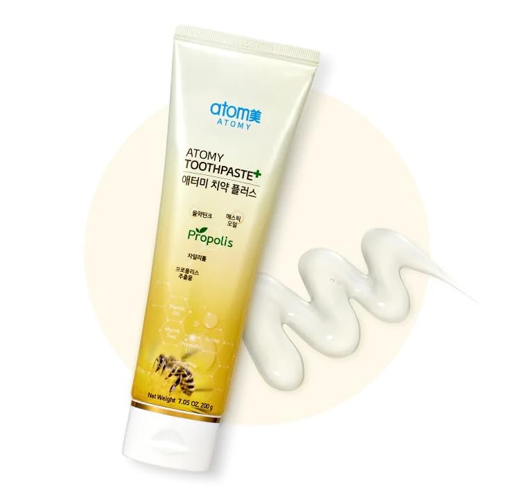 BC233 Korean Toothpaste Propolis Bees Dental Oral Care System (7.05 Oz x 3 pcs)