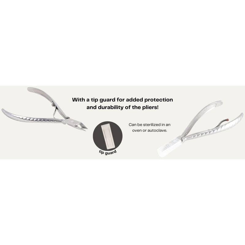 Professional Cuticle Nipper Mundial 772 PR - Brazilian Manicure Quality Long Handle Stainless Steel Trimmer Cutter for Fingernails and Toenails 1 Count (Pack of 1) - BeesActive Australia