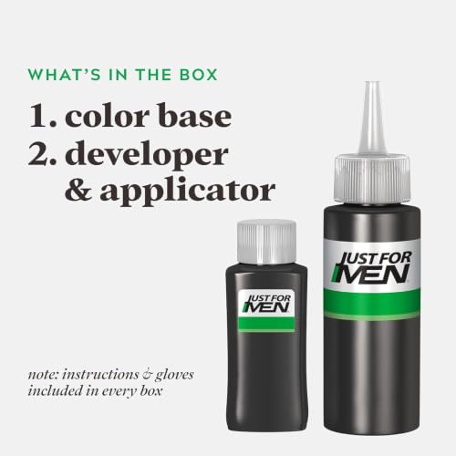 JUST FOR MEN Shampoo-In Color, Hair Color, Medium Brown H-35 (3 Pack) 1 Count (Pack of 3)
