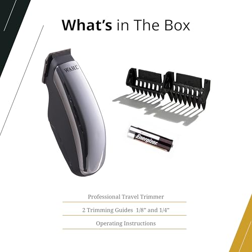 Wahl Professional Half Pint Compact Travel Trimmer, AA, Model 08064-900