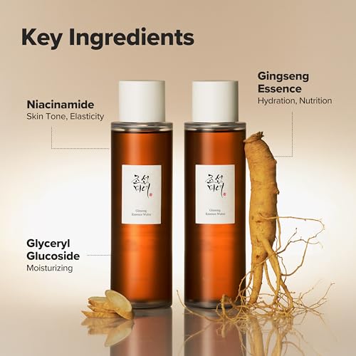 Beauty of Joseon Ginseng Essence Water Hydrating Face Toner for Dry, Dull Skin. Korean Moisturizing Skin Care for Men and Women 150ml, 5.07 fl.oz. 5 Fl Oz (Pack of 1)