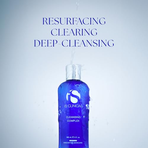 iS CLINICAL Cleansing Complex, 3in1 Gentle deep pore cleanser Face Wash and Makeup remover, Helps Acne-Prone skin 2 Fl Oz (Pack of 1)