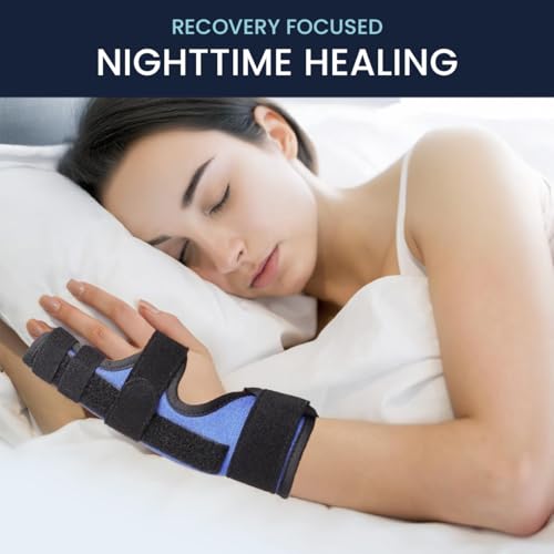 Metacarpal Finger Splint Hand Brace, Boxer Fracture Pinky Splint (M/L) M/L