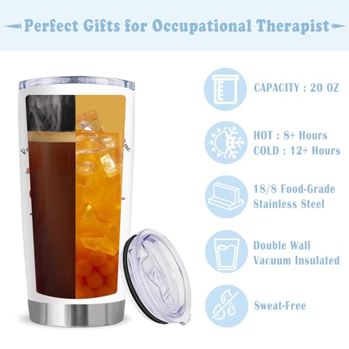 Occupational Therapy Gifts, OT Gifts for Women Tumbler 20oz Occupational therapy