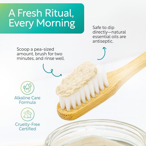 Uncle Harry’s Natural Products Bliss Mint Toothpaste 2 Pack (3 oz) – Alkalizing Mineral Tooth Powder, Fluoride-Free Natural Oral Care, Fresh Breath, Supports Healthy Teeth & Gums, Herbal Formula