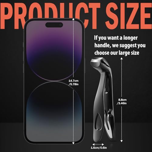 BEZOX Angled Head Toe Nail Clippers for Seniors for Thick Nails - Ergonomic Toenails Clipper for Thick Toenails, Premium Finger Nails Clipper for Adult with Catcher - Black Sand Black Small