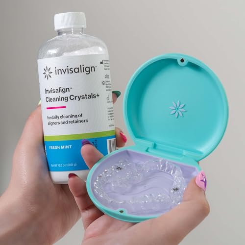 INVISALIGN Cleaning Crystals+ | Aligner and Retainer Cleaner | Mint 1 Count (Pack of 1)