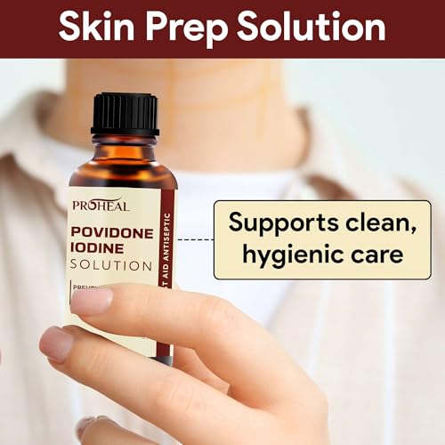 Povidone Iodine Solution 10% - 4oz Iodine Liquid for Preventing Infection