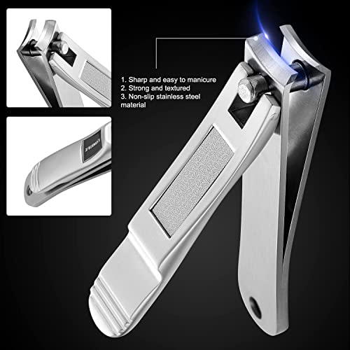 FAMILIFE Manicure Set Professional Manicure Kit 11 in 1 Gift Set for Women and Men Nail Kit and Nail Clippers 13PCS Nail Kit Nail Cutter Men Grooming Kit Pedicure Set Professional Manicure Set Steel