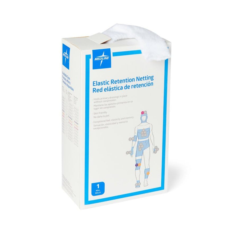 Medline Stretch Tubular Elastic Dressing Retention Net, Size 7,(28" x 25 yds), Ideal for Wound Care, Single Pack size 7 - 28" x 25 yd