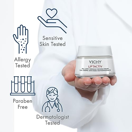 VICHY LiftActiv H.A. Anti-Wrinkle Firming Face Cream with Vitamin C With Light Fragrance
