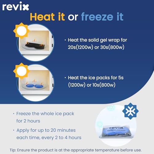 REVIX 30-Min Wisdom Teeth Ice Pack Head Wrap with 3-Layer Gel Cooling