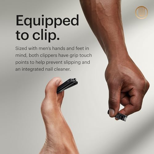 MANSCAPED® Shears 3.0, 5-Piece Precision Men’s Nail Grooming Travel Kit The Shears 3.0