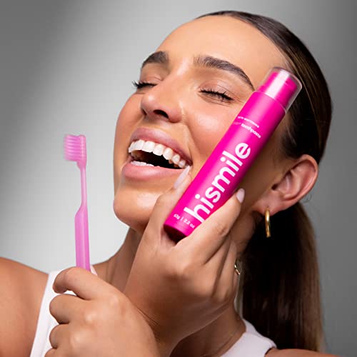 Hismile Pap+ Teeth Whitening Toothpaste, White Toothpaste, Peroxide Free Teeth Whitening, Sensitivity Free Tooth Whitened Tooth Paste