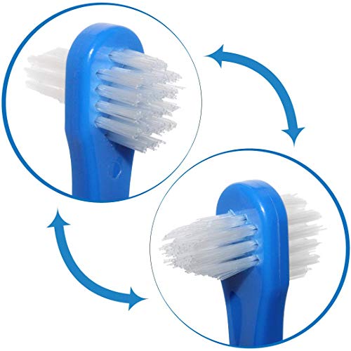 Rehabilitation Advantage Denture Scrub Brush & Suction Cup Holder,Red/Gray (Pack of 2) Pack of 2