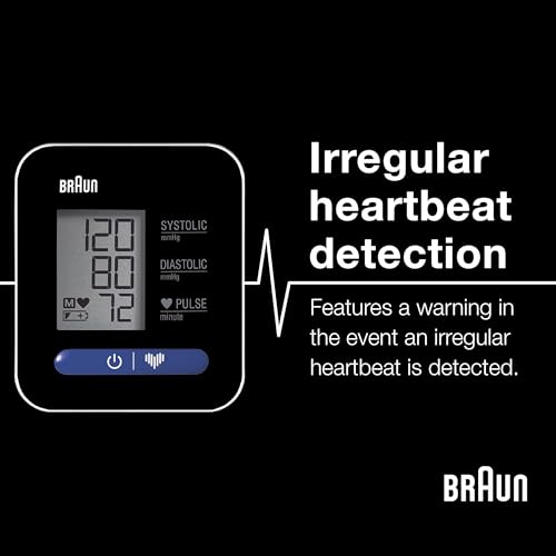Braun ExactFit 1 Upper Arm Digital Blood Pressure Monitor Adjustable Cuff