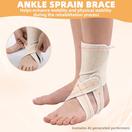 1 PCS Drop Foot Brace, Adjustable Ankle Brace, Foot Brace For Injured Foot, Ankle Foot Orthosis With Support, Comfortable And Breathable Ankle Support, Foot Supports For Walking(Left) Left