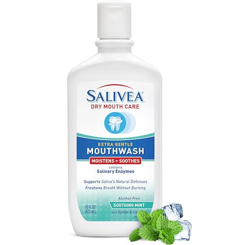 Salivea Dry Mouth Relief Duo — Anticavity Toothpaste + Soothing Mouthwash