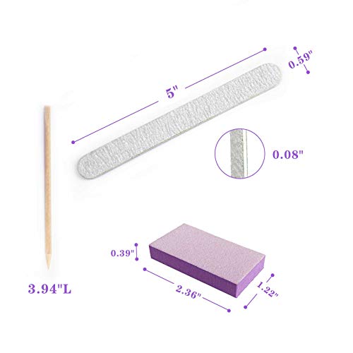 Disposable Pumice Pads and Professional Manicure Kit Bundle 140 Pack, Include Foot Scrubber Sponge Pedicure Stone 40 Pack and Disposable Manicure Kit Basics 3 Piece Nail Kit 100 Pack