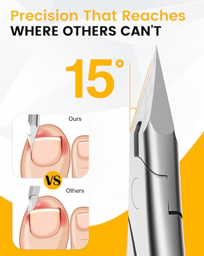 BEZOX Professional Toenail Clippers Black