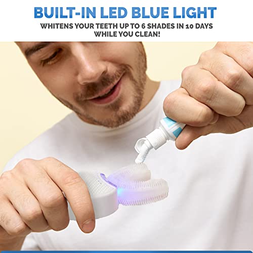 Sani White 360 Brite U Shaped Toothbrush High-Frequency Sonic Cleaner
