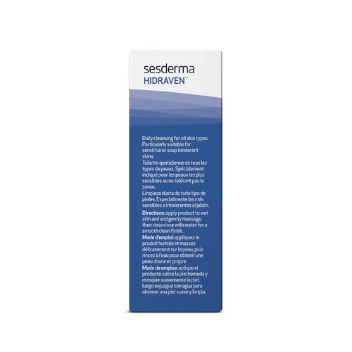 Sesderma HIDRAVEN Foamy Soap-Free Cream, Gentle Face Wash, 10.14 fl oz