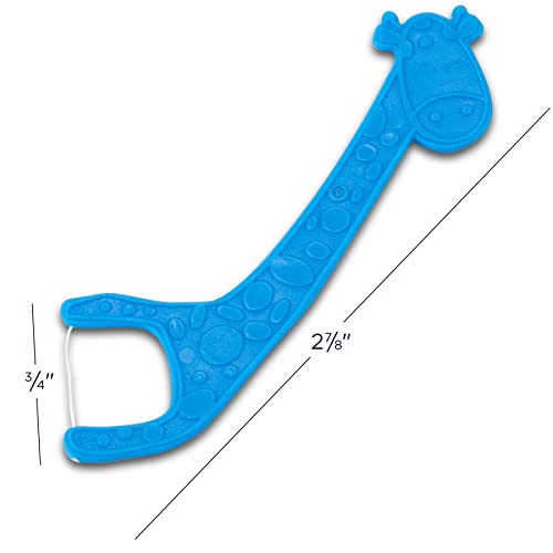 Practicon SmileGoods Giraffe Flossers, Individually Wrapped, Box of 200