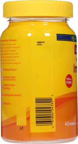 Nature Made Wellblends ImmuneMAX Gummies,Vitamin C,Zinc,and Vitamin D3,Immune Support Supplement,42 Tangerine Flavor Gummies,(Pack of 2) 42 Count (Pack of 2)