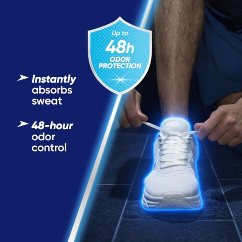 Lamisil Cream Sweat Absorbing Foot Odor Eliminator for Feet, 2.8 Oz