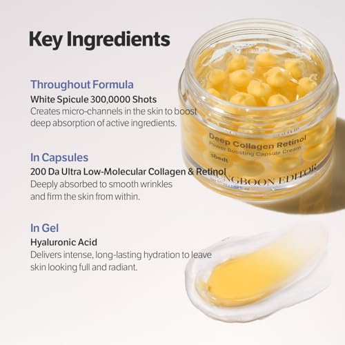 SUNGBOON EDITOR Deep Collagen Retinol Capsule Cream TOY STORY 5 EDITION, 1.69 fl oz Retinol(Toy Story 5)