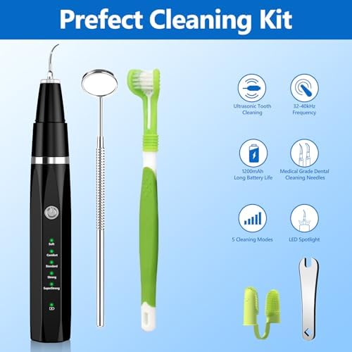 Ni-SHEN Dog Teeth Cleaning Kit Black