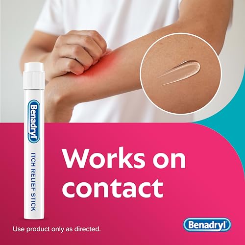 Benadryl Itch Relief Stick, Extra Strength, 0.47 fl. Oz 0.47 Fl Oz (Pack of 1)