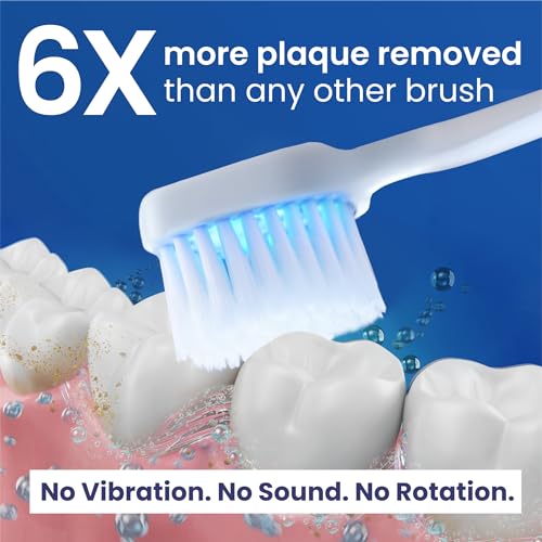 Extra Soft Toothbrush for Sensitive Gums, Plaque Remover Oral Care Bioelectric Brush