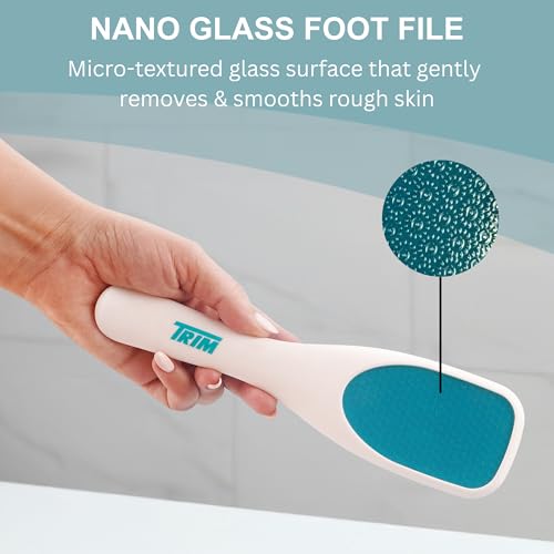 TRIM Nano Glass Foot File, Professional Callus Remover & Pedicure Tool