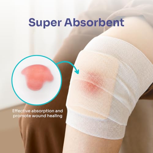 Conkote Foam Dressings Non-Adhesive Pads for Exudating Wounds 4"x4" 10 Pack 4'' x 4''Non-Adhesive (10 Dressings)